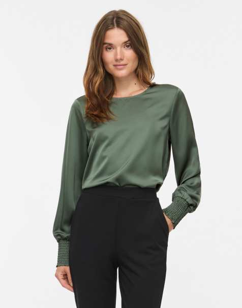 Vila Long sleeved top in laurel wreath1 - view 1