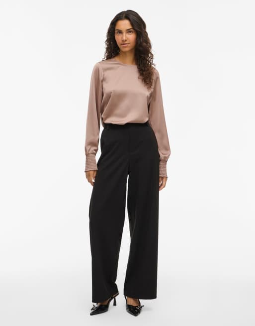 Vila Long sleeved top in portabella1, 3 of 6