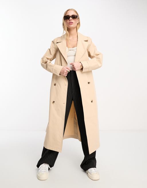 Asos beige trench on sale coat