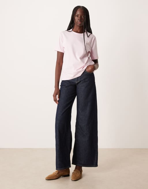 Vila - Lyserød oversized T-shirt i boyfriend fit, 2 af 4