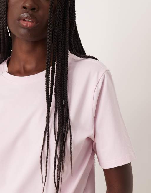 Vila - Lyserød oversized T-shirt i boyfriend fit, 4 af 4