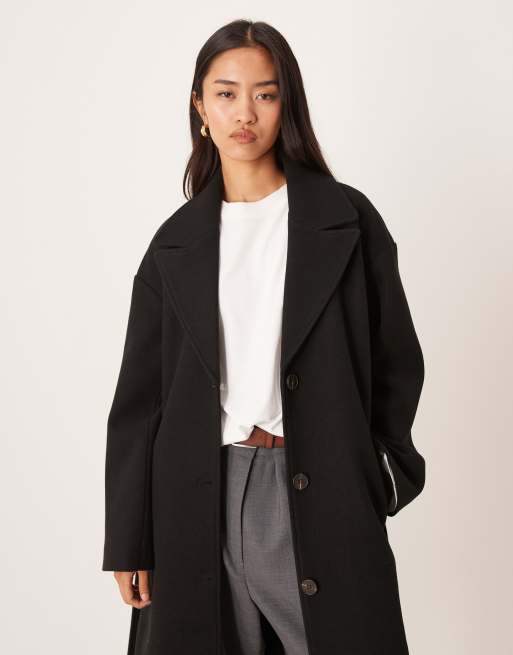 Vila - Manteau ceinturé habillé - Noir, 2 de 4