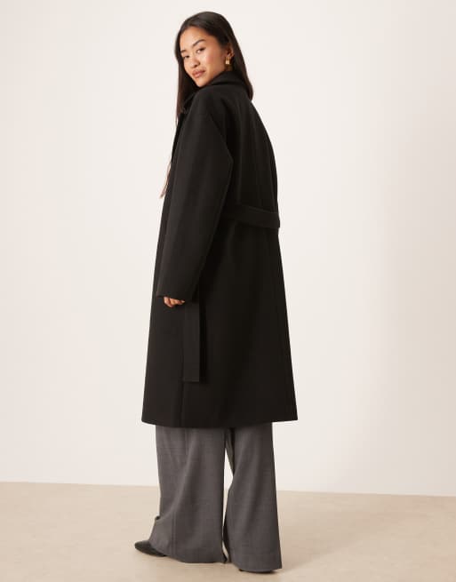 Vila - Manteau ceinturé habillé - Noir, 3 de 4