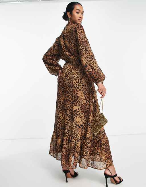 Maxi 2024 leopard dress