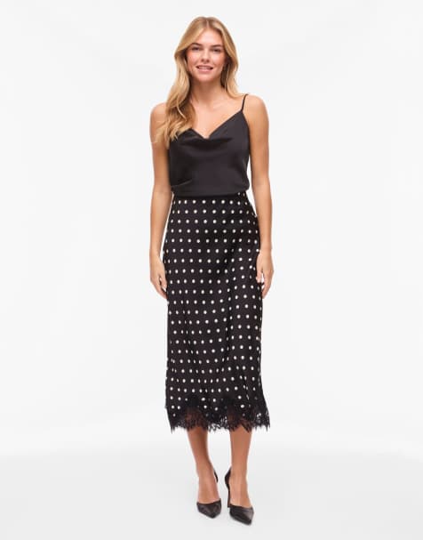 Vila Maxi skirt in black - view 1