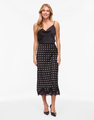 VILA - Maxirock in Schwarz