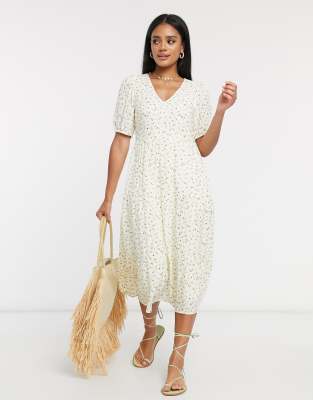 vila floral midi dress