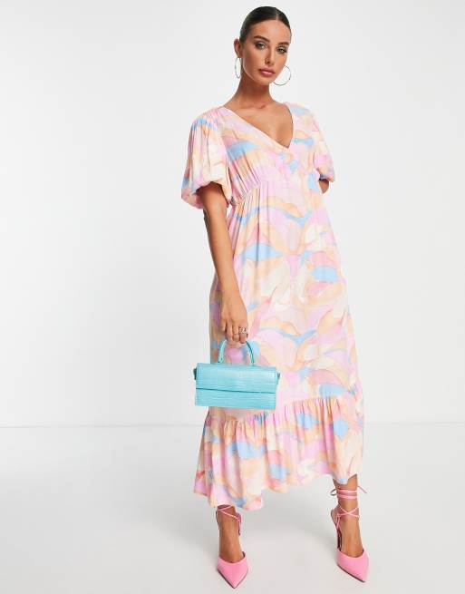 Pastel color outlet midi dresses