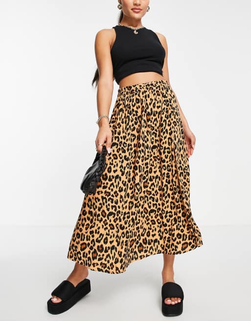 Vila Midi rok in luipaardprint