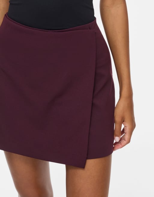 Vila mini-jupe bordeaux, 4 de 6