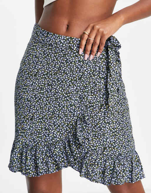 Mini wrap skirt asos best sale