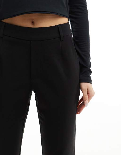 Vila mix and match slim trouser in black, 5 of 5