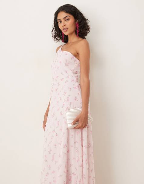 strapless open back dress Paradise Pink Firefly Dress – The RiverLane main image 1