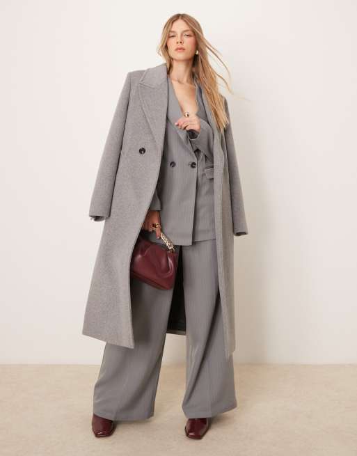 VILA - Oversized elegante blazer in ultiem grijs, deel van co-ord set, 2 van 4