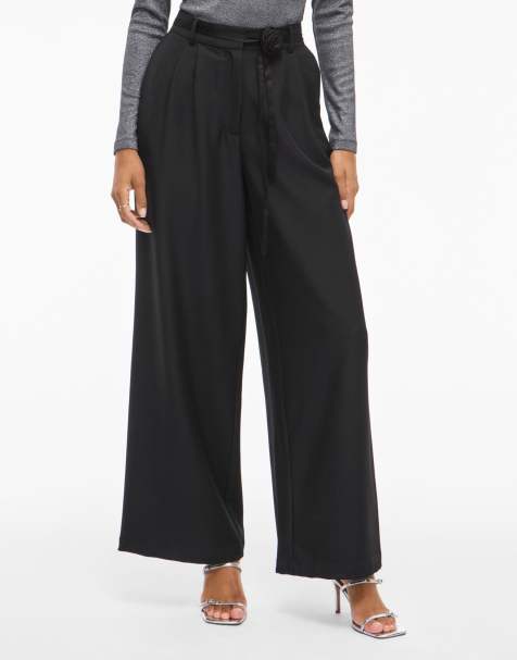 Vila - Pantalon large - Noir - view 1