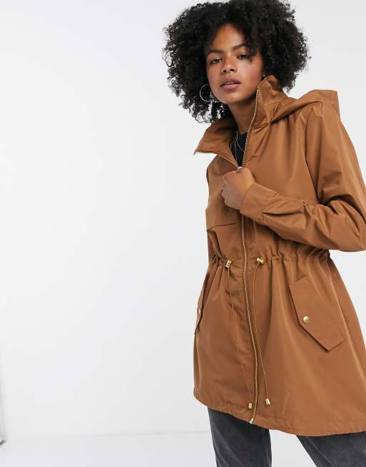 na school Misverstand Egoïsme Vila parka in brown | ASOS