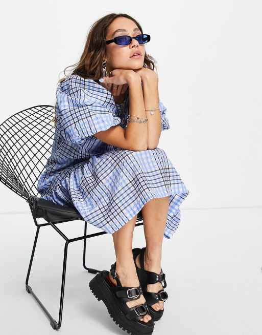 knee length dresses for ladies Peplum Hem Midi Dress – Odd Muse main image 0