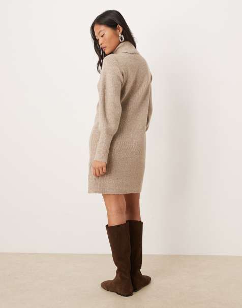 Pink Sweater Dresses | Shop at ASOS
