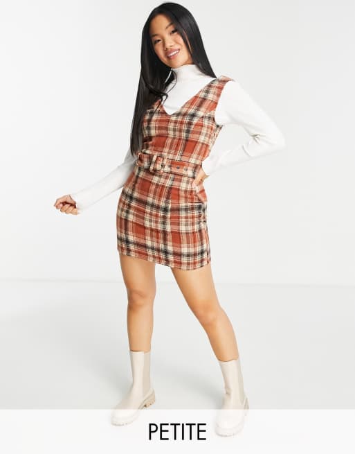 Pinafore dress clearance checkered