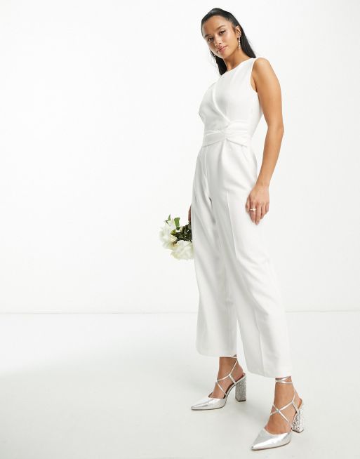 Petite best sale wedding jumpsuit