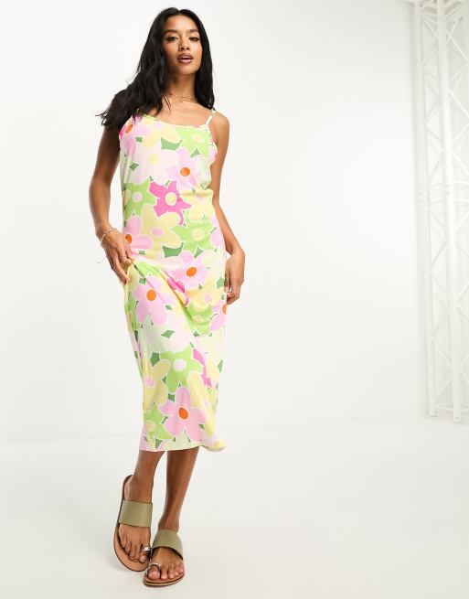 Polka dot satin outlet dress zara