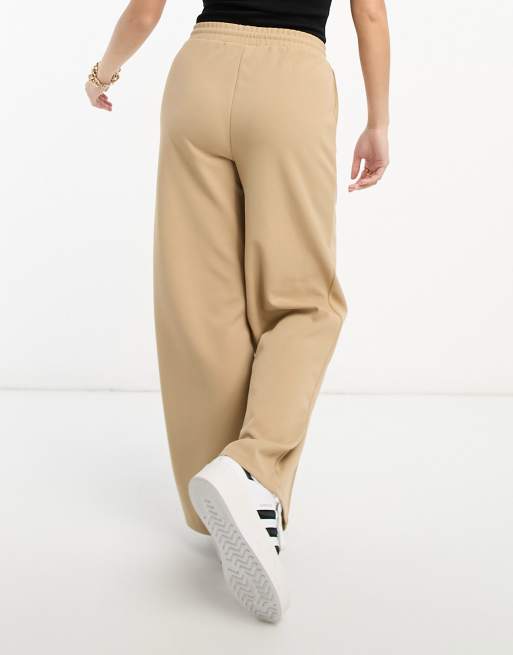 HIMIWAY Sweatpants Women Women's Casual Sports Pants Loose Trousers  Thickened Bunched Foot Pants Camel L 