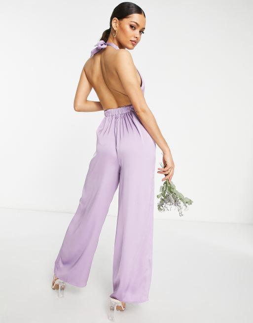 Asos purple jumpsuit online