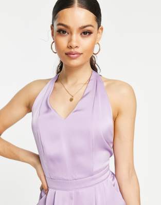 Purple Bridesmaid Jumpsuits