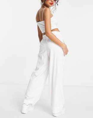 white summer trousers