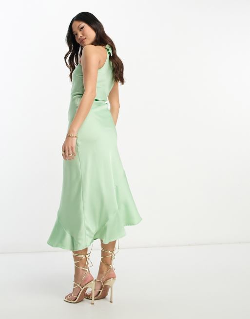 Vila halterneck maxi dress sale