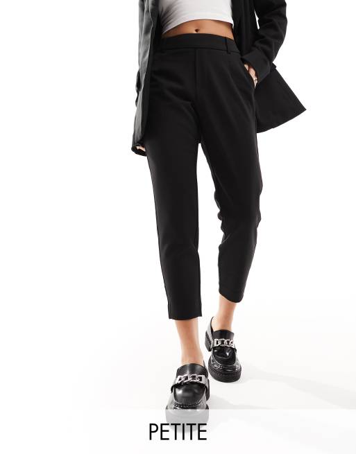 ASOS DESIGN Hourglass slim ankle length pants in black