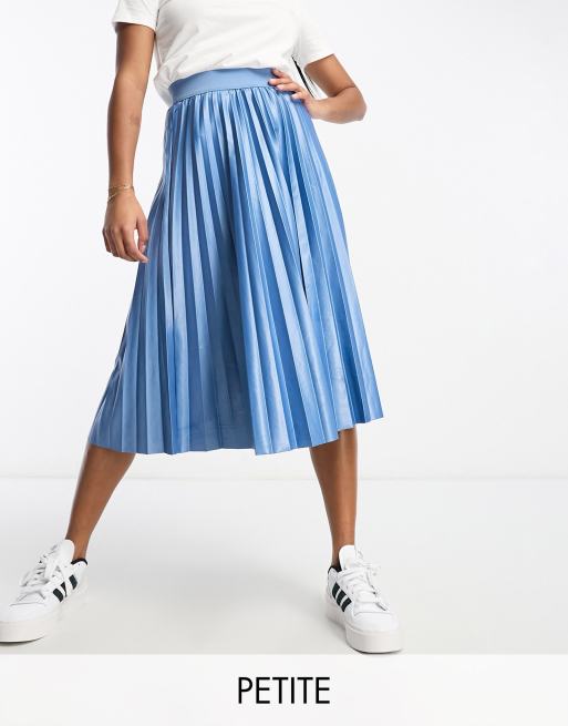 Vila pleated midi on sale skirt