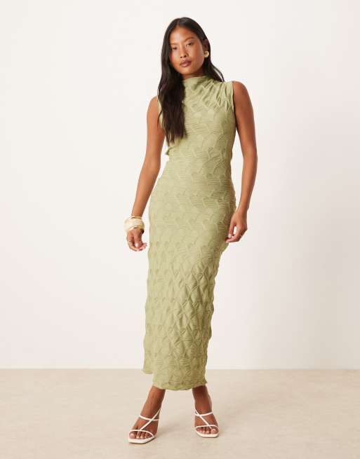 knee length party wear dresses for women One-Shoulder Knee-Length Cocktail Dress with Sequins Emerald / XSmall