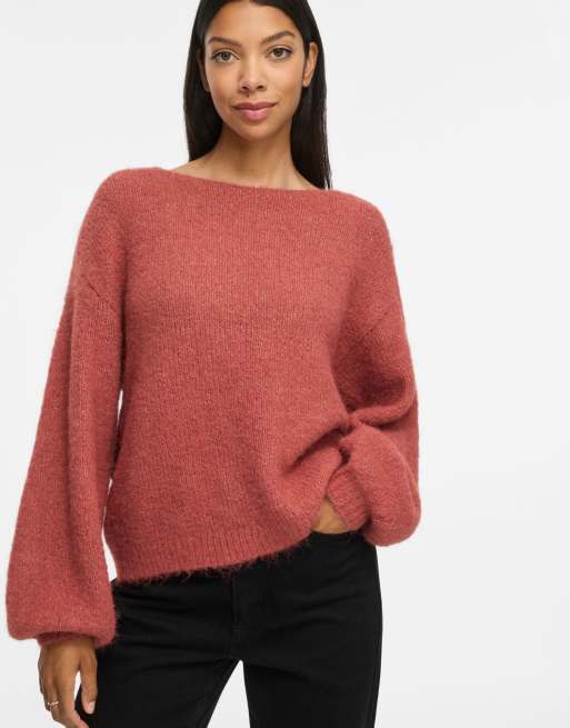 Vila Pull en maille marsala, 4 de 7
