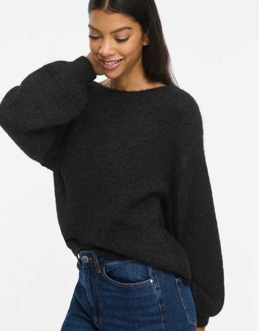Vila pull en maille noir, 4 de 7
