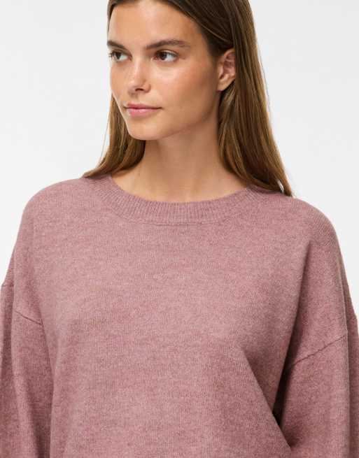 Vila pull en maille rose nostalgie, 4 de 7
