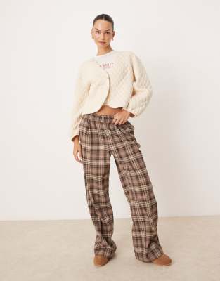 Vila Quilted Soft Jersey Cropped Bomber Jacket In White