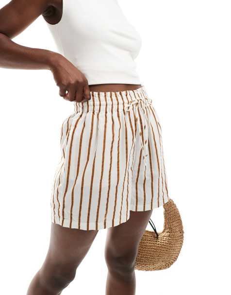 Vila – Randiga shorts - view 1