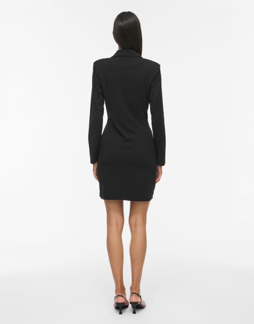 Vila robe blazer noire, 2 de 7