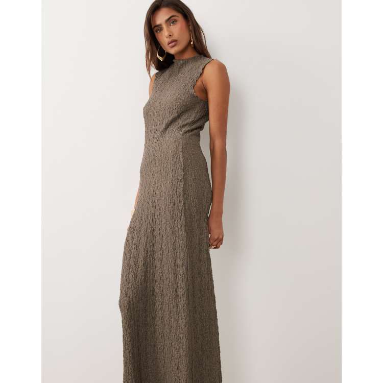 Robe Sans Manches Urban Behavior - Marron, Taille XS (34/36) - Très Bon état