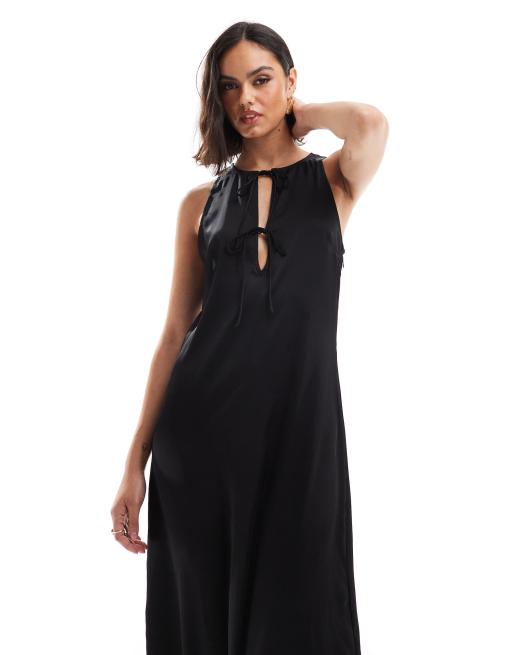 Robe sans manche mi longue outlet