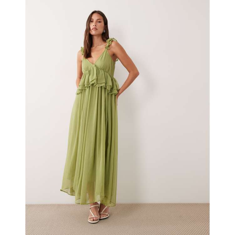 express red maxi dress Red Cutout Maxi Dress