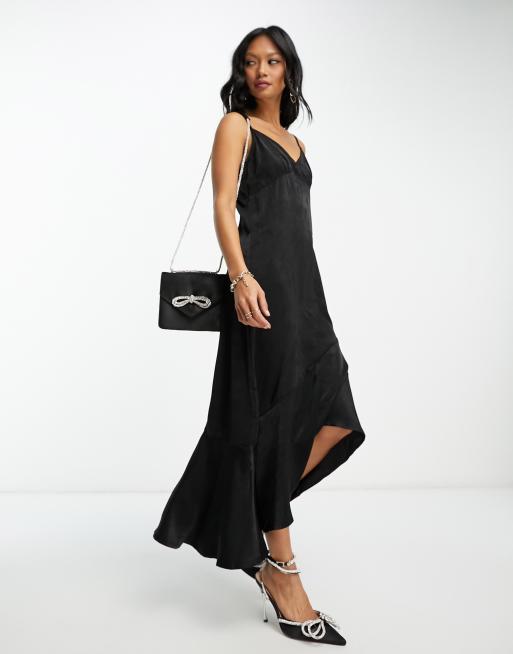 Flounce cheap midi dress