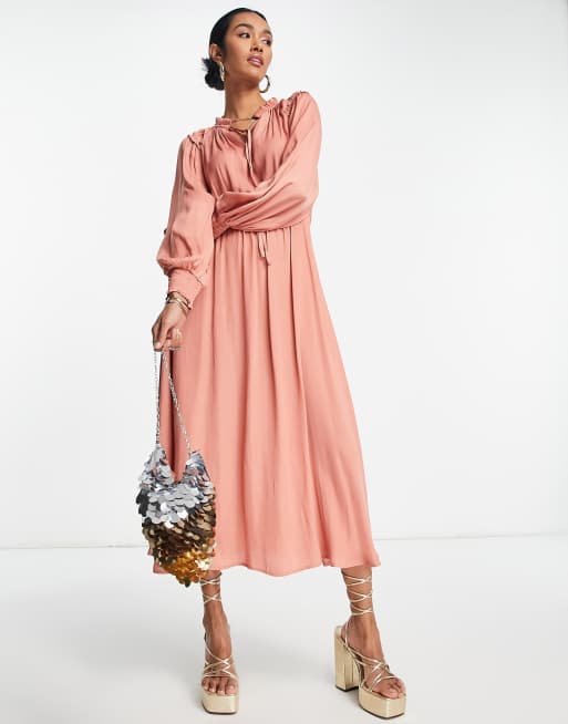 Asos on sale coral dress