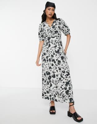 Vila leopard 2024 print dress