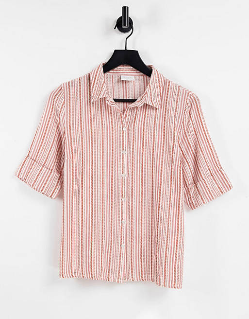  Shirts & Blouses/Vila shirt co-ord in pink stripe 