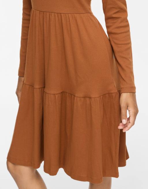 Vila Short dress in argan oil1, 4 of 6