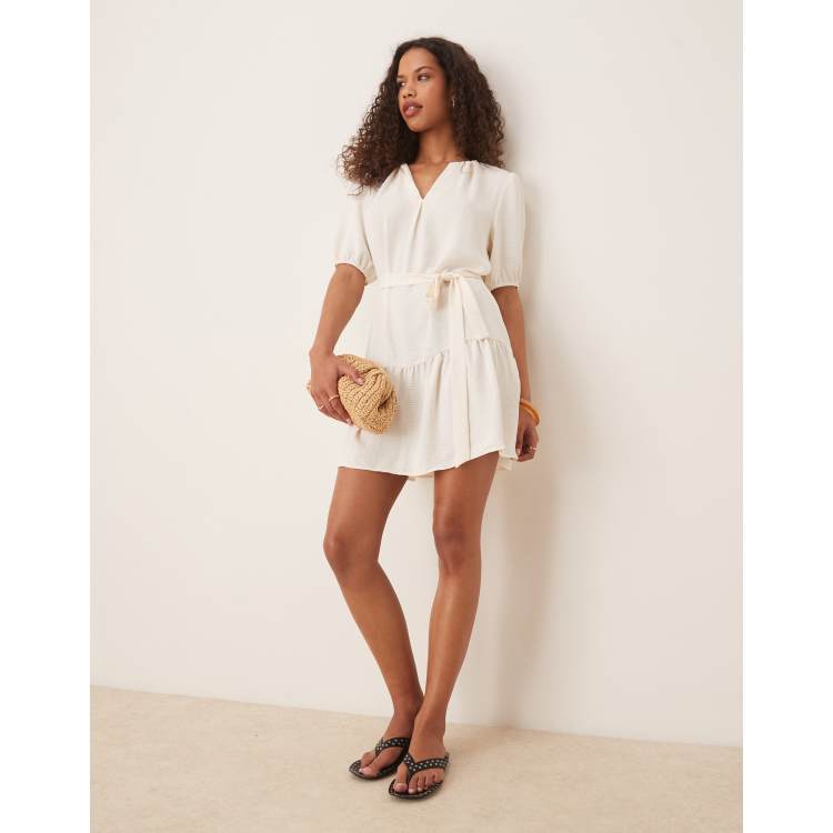 Maxi Dress Cream Lace Dress Casual VILA Shirt Dress 'VIPaya' In Black ABOUT  YOU