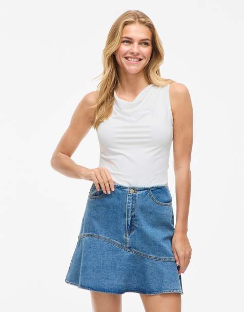 Vila Sleeveless top in optical snow - view 1