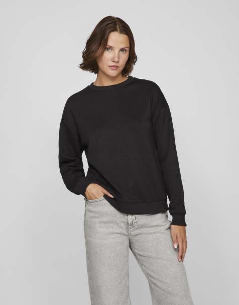 Vila - Sort sweatshirt - view 1